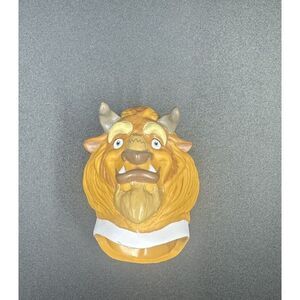 VINTAGE BEAUTY AND THE BEAST HEAD MASK DISNEY CHARACTER TOY REPLACEMENT 12"doll